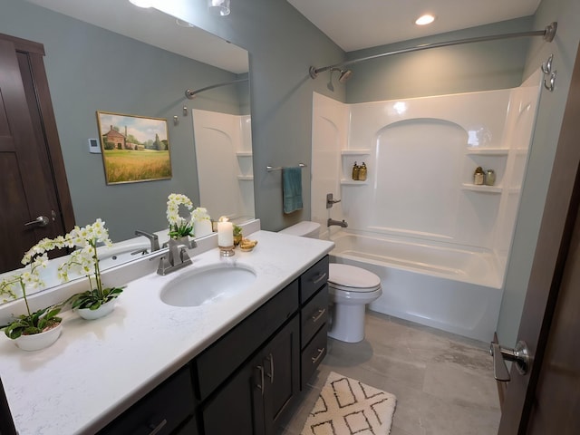 26884 709th St, Lake City, MN 55041 - full bath with bathing tub / shower combination, vanity, and toilet