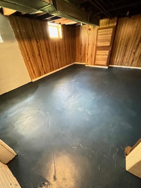 1269 Margaret St, Saint Paul, MN 55106 - basement featuring wood walls