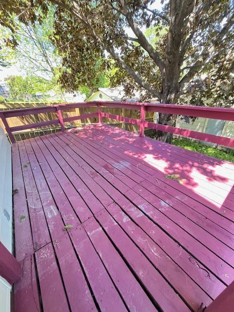 1269 Margaret St, Saint Paul, MN 55106 - view of wooden deck