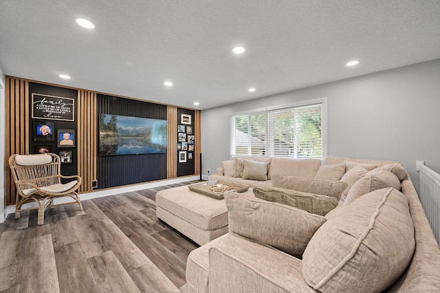 7190 Annapolis Cir, Maple Grove, MN 55311 - living area with recessed lighting and wood finished floors