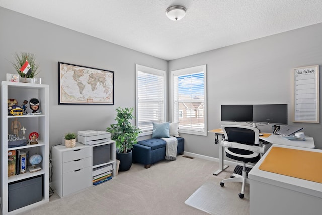 6980 Archer Trl, Inver Grove Heights, MN 55077 - carpeted office with a textured ceiling and baseboards
