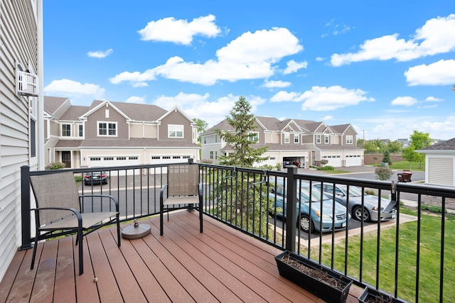 6980 Archer Trl, Inver Grove Heights, MN 55077 - deck with a residential view