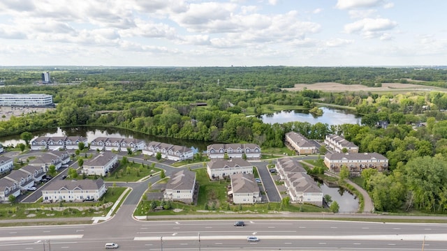 6980 Archer Trl, Inver Grove Heights, MN 55077 - bird's eye view of a heavily wooded area and a large body of water