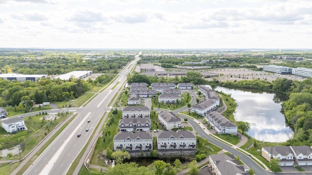 6980 Archer Trl, Inver Grove Heights, MN 55077 - aerial perspective of suburban area with a highway and a large body of water