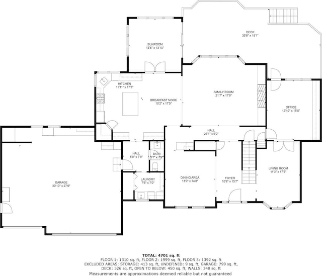 3877 Fairway Dr, Woodbury, MN 55125 - home floor plan
