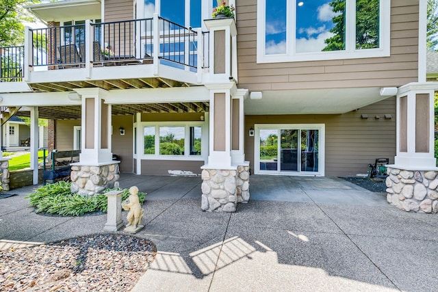 3877 Fairway Dr, Woodbury, MN 55125 - view of patio / terrace with a balcony