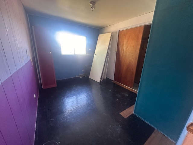 28 Cypress Blvd, Babbitt, MN 55706 - unfurnished bedroom with wood walls