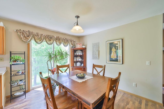 9095 Twins St, Brainerd, MN 56401 - dining room featuring light wood-style flooring and baseboards
