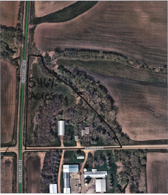 6950 270th St, New Prague, MN 56071 - aerial map of property and surrounding area