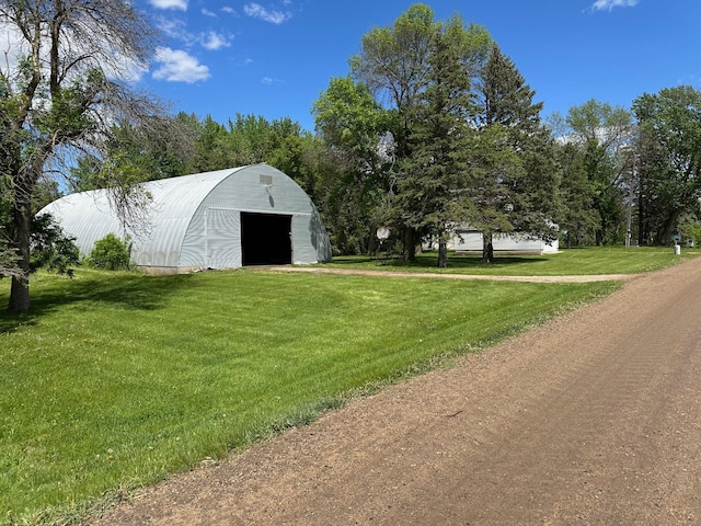 6950 270th St, New Prague, MN 56071 - view of pole building featuring a yard