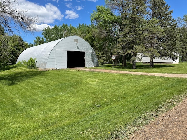 6950 270th St, New Prague, MN 56071 - view of pole building featuring a yard