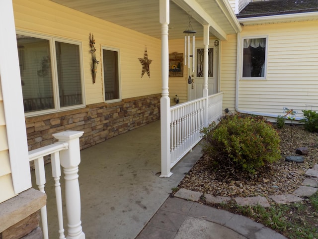 534 200th St, Cedar Twp, MN 56176 - entrance to property with a porch and a shingled roof