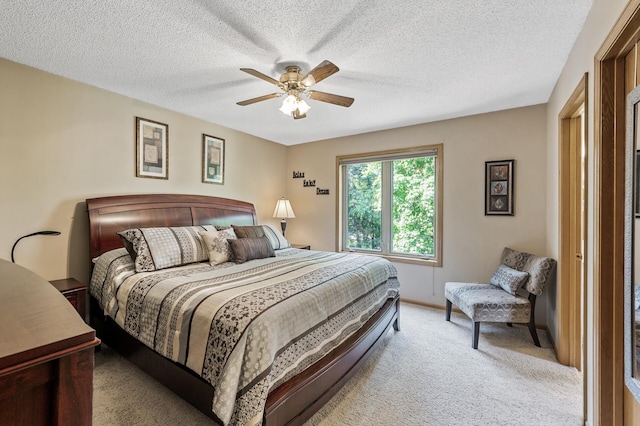 15144 Zilla St NW, Andover, MN 55304 - carpeted bedroom with a ceiling fan and a textured ceiling