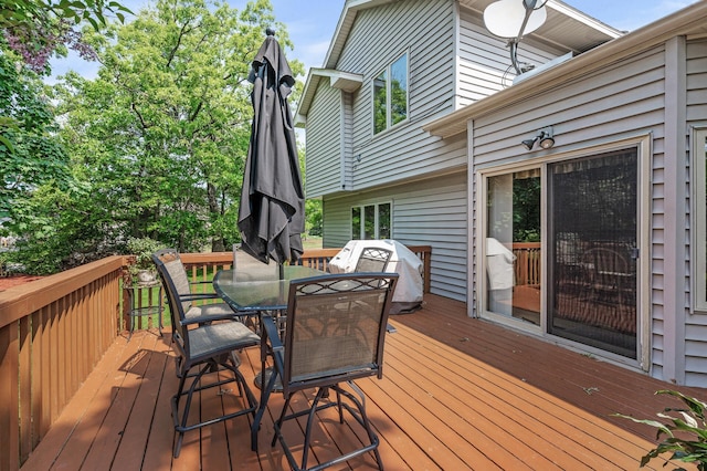 15144 Zilla St NW, Andover, MN 55304 - deck featuring outdoor dining space