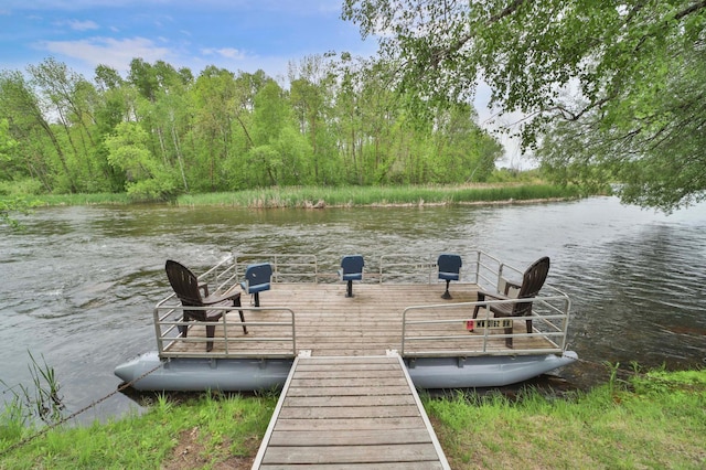 23369 330th St, Sebeka, MN 56477 - dock area featuring a water view