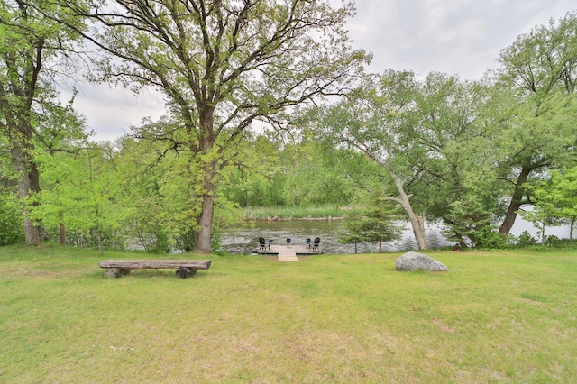 23369 330th St, Sebeka, MN 56477 - view of green lawn with a water view