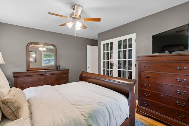 3732 Jersey Ave N, Crystal, MN 55427 - bedroom featuring wood finished floors and a ceiling fan