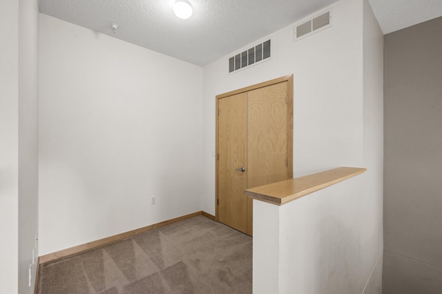 2566 Ellis Ave Unit 124, Saint Paul, MN 55114 - empty room featuring a textured ceiling, light carpet, and a smoke detector