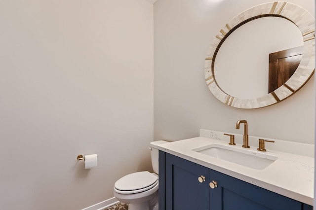 18022 Urbank St NE, Ham Lake, MN 55304 - half bath with toilet, vanity, and baseboards