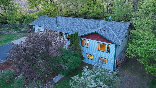 7033N Ring Lake Rd, Stone Lake, WI 54876 - view from above of property