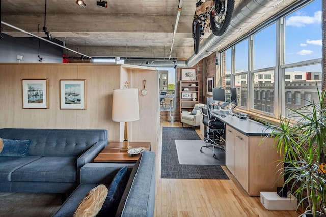 901 3rd St Unit 411, Minneapolis, MN 55401 - office space with hardwood / wood-style floors and wood walls