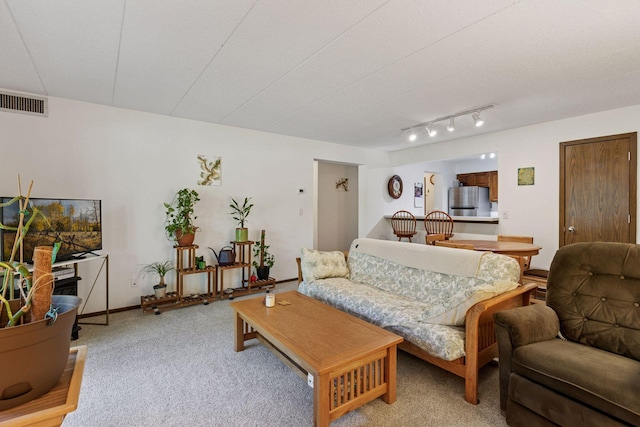 3300 Louisiana Ave S Unit 122, Saint Louis Park, MN 55426 - living room with light colored carpet and track lighting