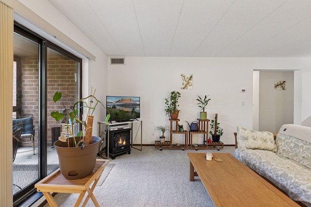 3300 Louisiana Ave S Unit 122, Saint Louis Park, MN 55426 - carpeted living room featuring baseboards