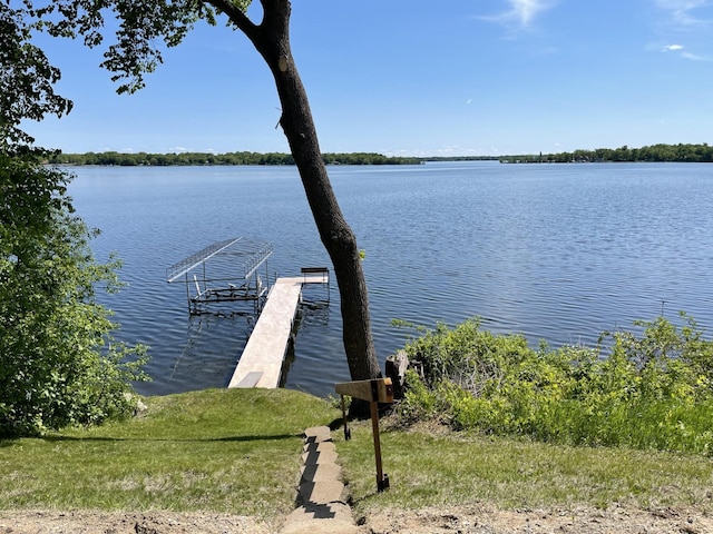 8048 Lake Ida Way NW, Alexandria, MN 56308 - dock area with a water view
