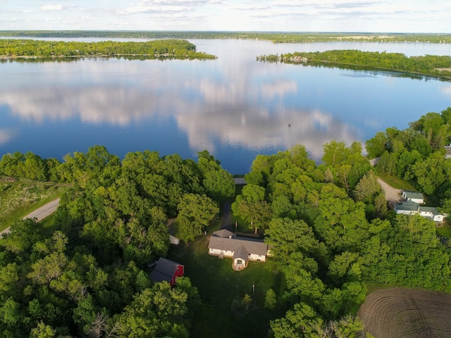 8048 Lake Ida Way NW, Alexandria, MN 56308 - bird's eye view of a nearby body of water