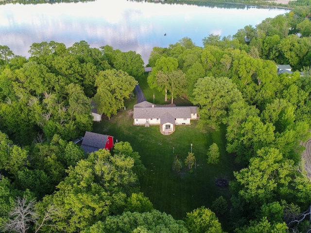 8048 Lake Ida Way NW, Alexandria, MN 56308 - view of property location with a nearby body of water and a forest