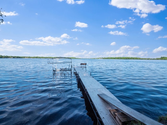 8048 Lake Ida Way NW, Alexandria, MN 56308 - dock featuring a water view