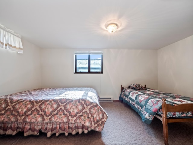 8048 Lake Ida Way NW, Alexandria, MN 56308 - carpeted bedroom with baseboard heating