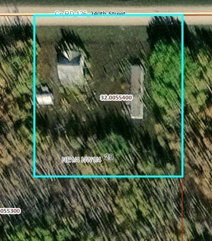 35346 240th St, Roseau, MN 56751 - map / location with property parcel outlined