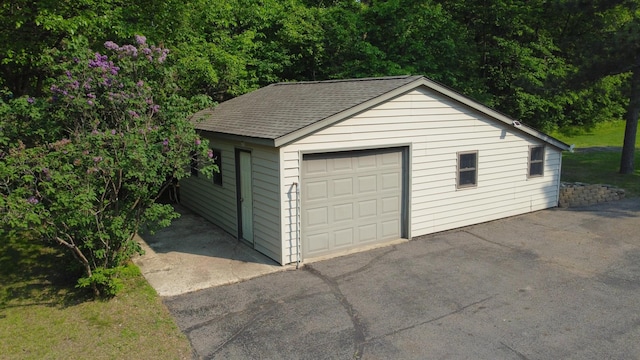 23759 Clarissa Haven Dr, Girard Twp, MN 56551 - detached garage with asphalt driveway