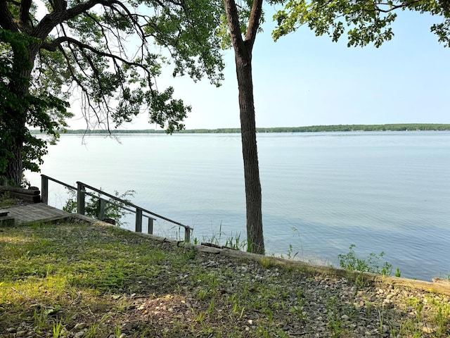 23759 Clarissa Haven Dr, Girard Twp, MN 56551 - water view featuring a dock