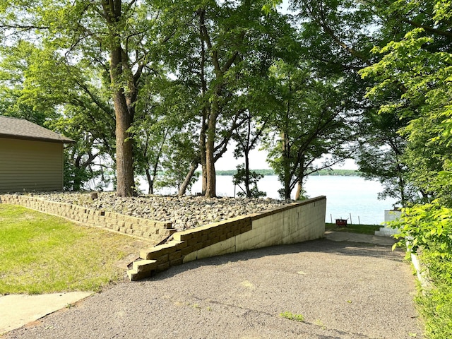 23759 Clarissa Haven Dr, Girard Twp, MN 56551 - view of yard with a water view