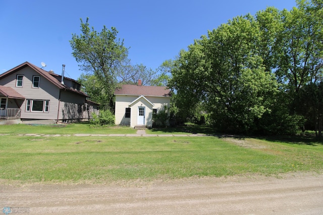 133 Welch St, Perley, MN 56574 - view of green lawn with entry steps