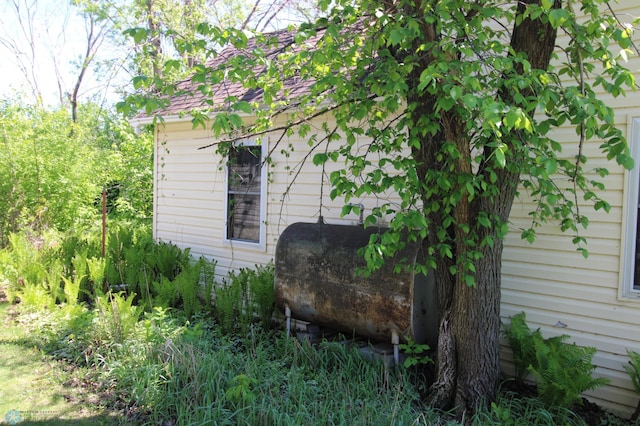 133 Welch St, Perley, MN 56574 - view of side of home with oil tank