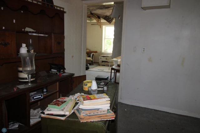 133 Welch St, Perley, MN 56574 - office area featuring baseboards