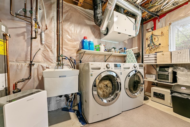 1600 Buffalo Cv, Buffalo, MN 55313 - laundry area with washing machine and dryer