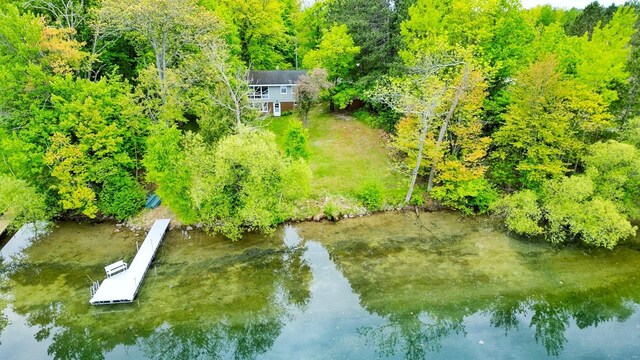 1331 9th St, Grand Rapids, MN 55744 - view of subject property featuring a large body of water and a heavily wooded area