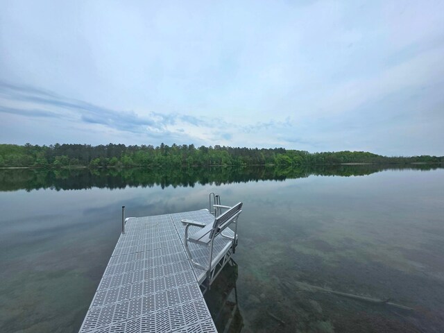1331 9th St, Grand Rapids, MN 55744 - dock area featuring a water view and a wooded view