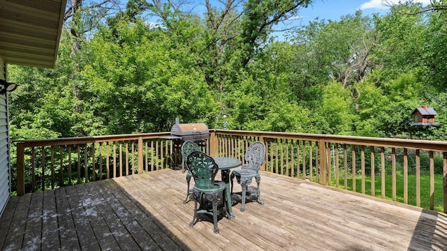 1504 89th Ave N, Brooklyn Park, MN 55444 - view of wooden deck