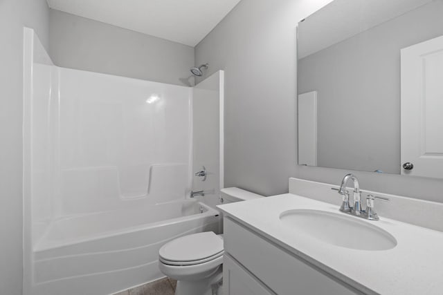1020 2nd St NW, Delano, MN 55328 - full bathroom featuring vanity, toilet, and shower / washtub combination