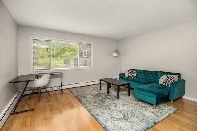 3018 Aldrich Ave S Unit 12, Minneapolis, MN 55408 - living room featuring wood finished floors and baseboards