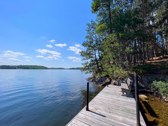 X Waters Island, Morse Twp, MN 55731 - dock with a water view