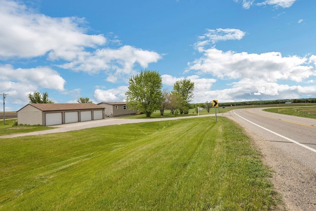 19363 County Road 21, Eden Lake Twp, MN 56368 - view of asphalt street featuring traffic signs