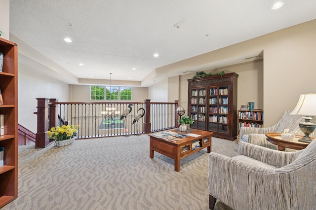 3800 85th Ave N Unit 312, Brooklyn Park, MN 55443 - living area featuring carpet flooring and recessed lighting