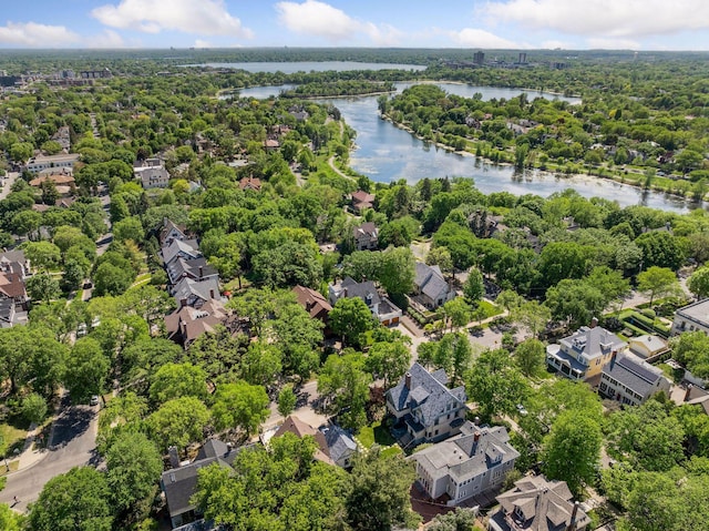 1617 Franklin Ave, Minneapolis, MN 55405 - aerial view of residential area with a nearby body of water