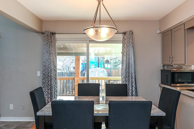 2904 Silver Lake Ct NE, Saint Anthony, MN 55421 - dining space with plenty of natural light and baseboards